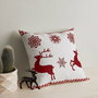 Aberto Design Cojín Multicolor 43 x 43 cm con Relleno de Silicona